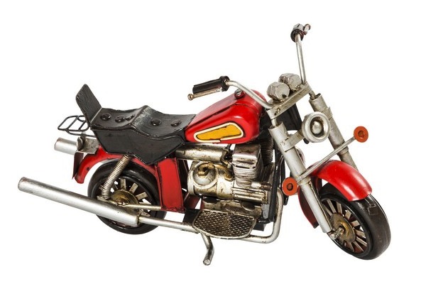 Moto Chopper de 1.20 cm de Largo Hecha con Ferro Recclado