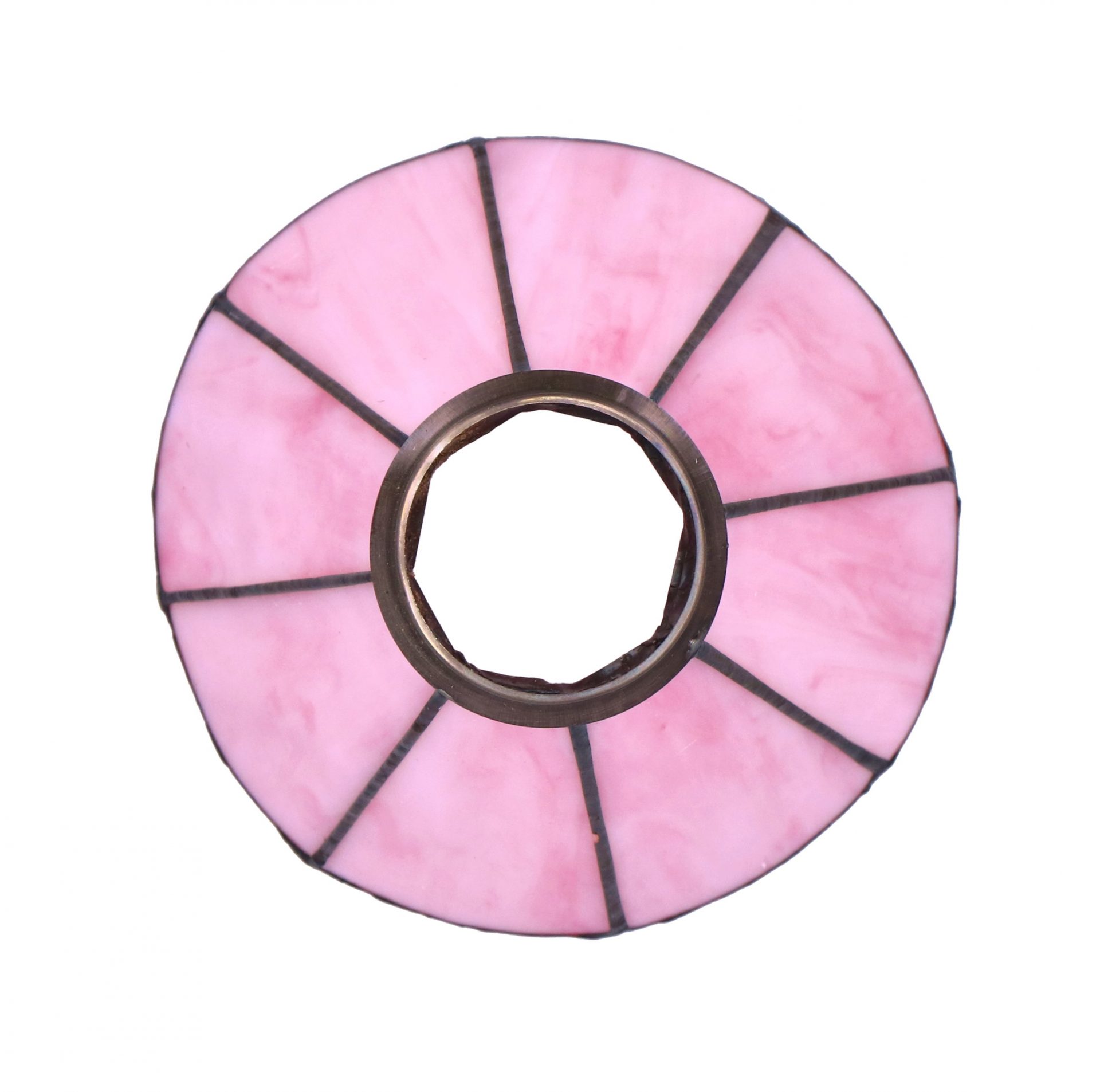 Abat-jour design conico stile romantico in stoffa a fantasia floreale in bianco e rosa per Lampade da terra Piantane Lampade a stelo con attacco E27