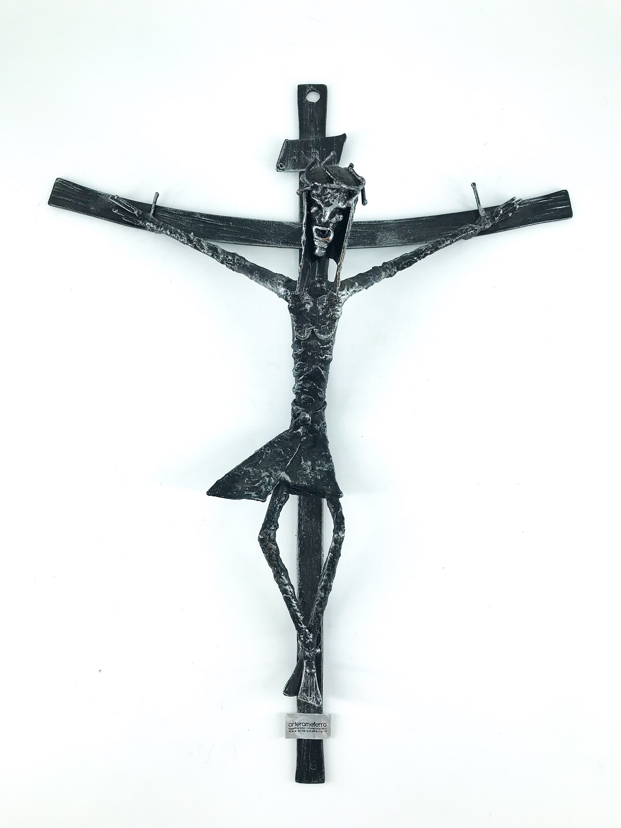 Arte Sacra, Crocifisso da parete in ferro nero