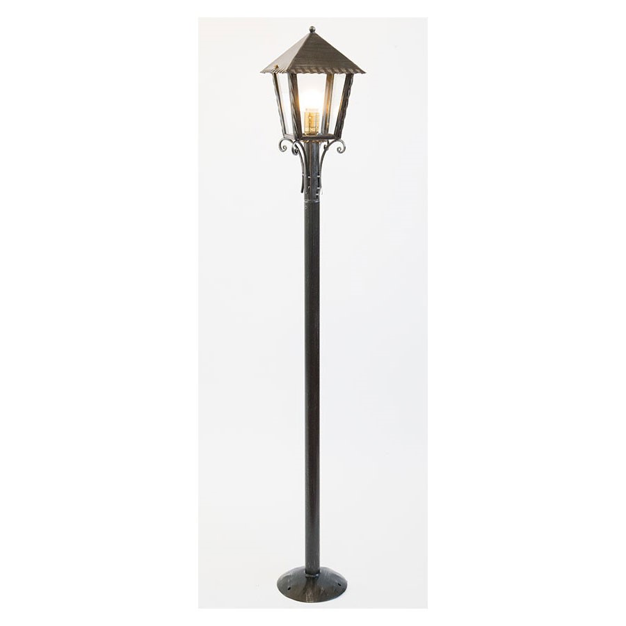 Newk Supporto Per Bandiere Da Giardino In Ferro Battuto Nero - Altezza 87,9 Cm, Larghezza 44,5 Cm, Con Clip Antivento E Fermagli