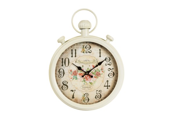 Orologio a forma si sveglia in stile shabby Chic