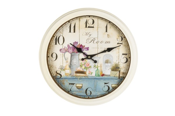 Complementi d'Arredo, Grande orologio da parete in stile Shabby Chic