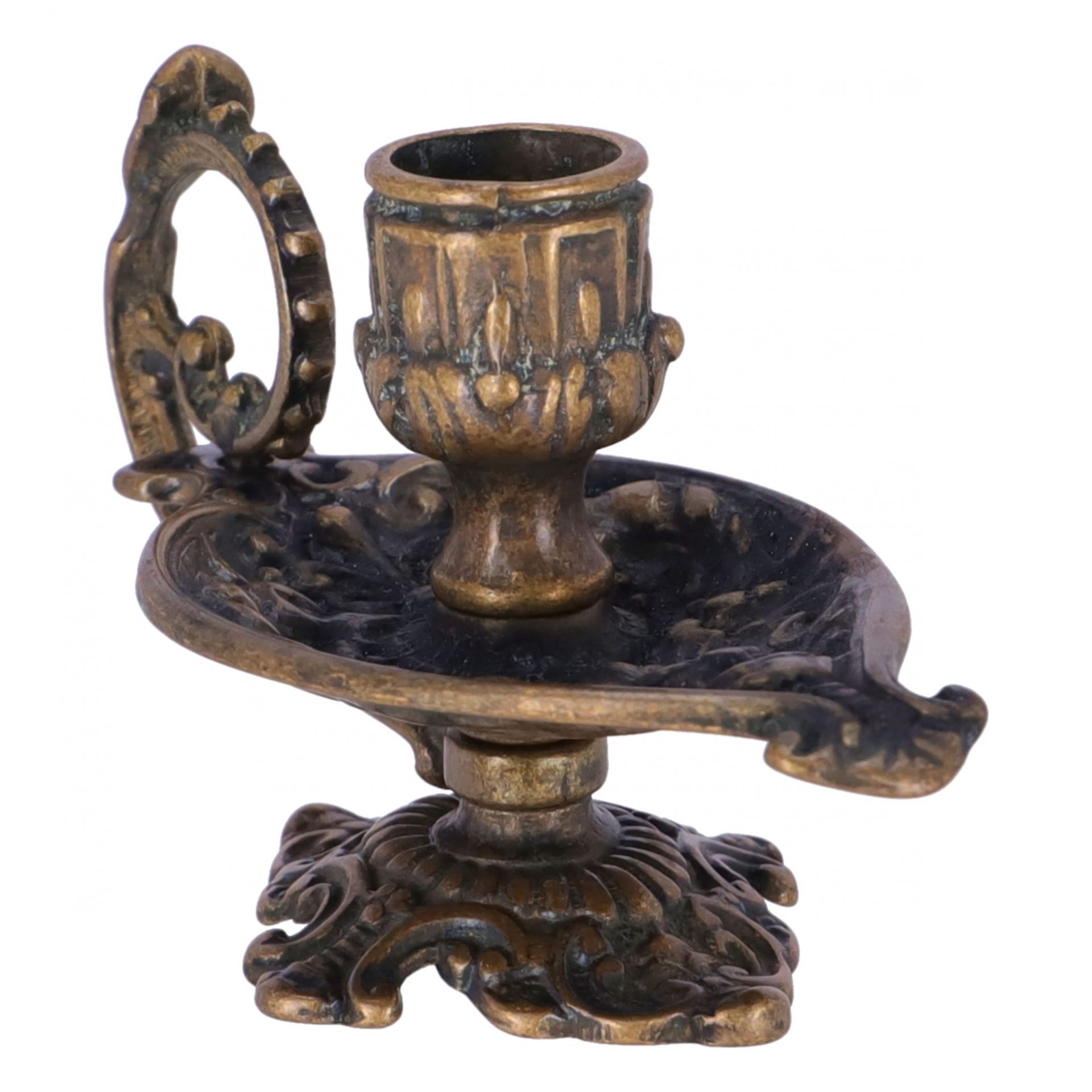 Portacandele a 9 rami per Hanukkah – Menorah vintage in